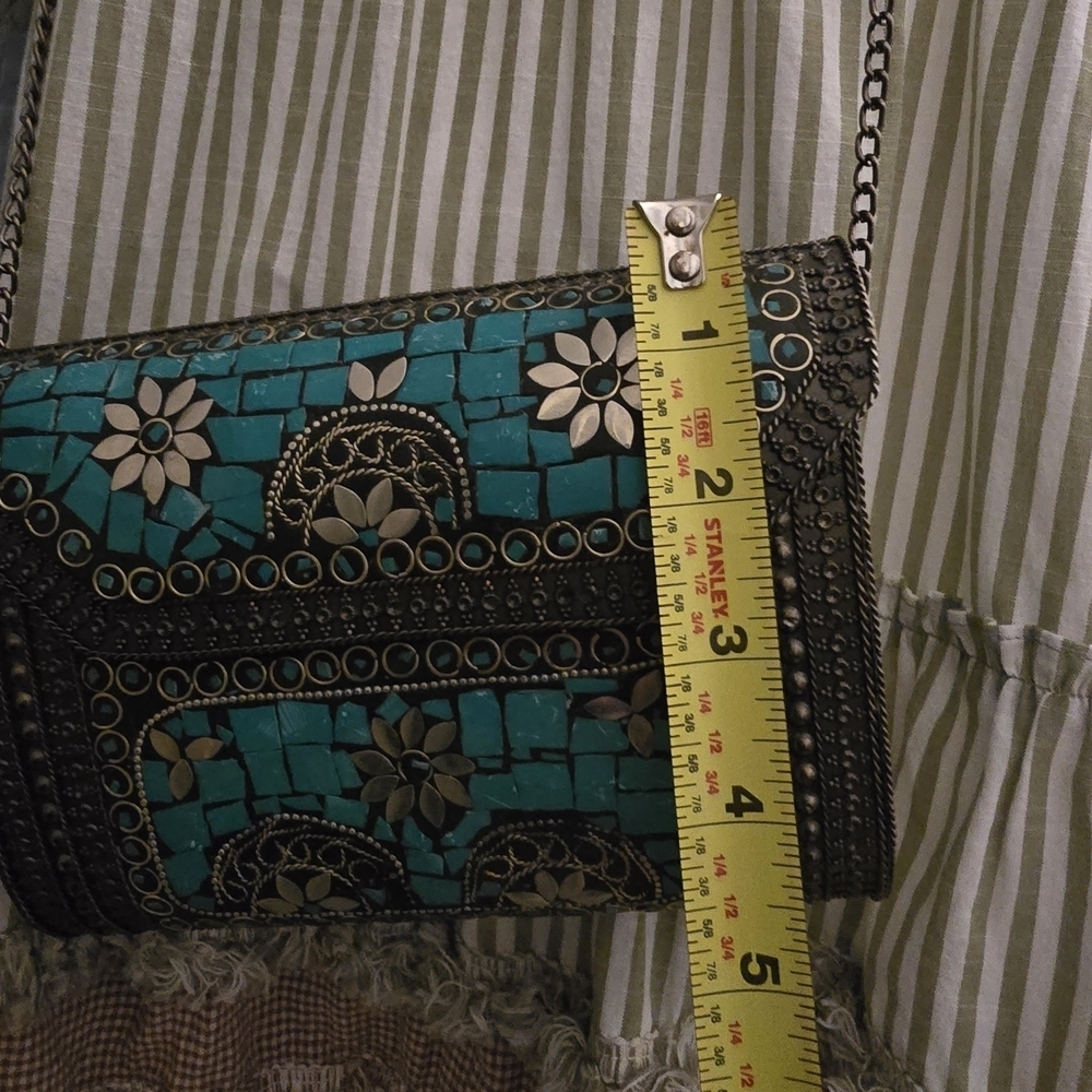 Turquoise Mosaic Crossbody Bag - Picture 10 of 10